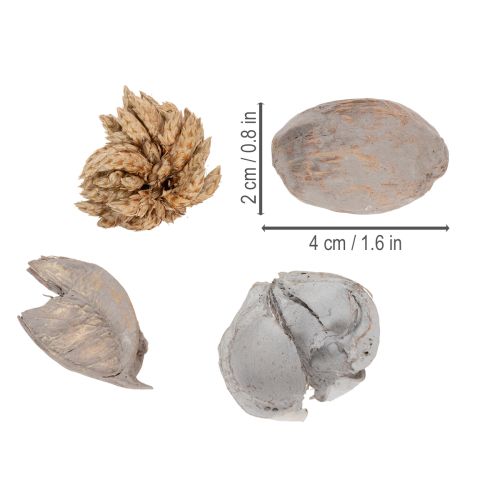 Artikel Potpourri Tischdeko mit Schalenfrüchten für natürliche Sommeratmosphäre