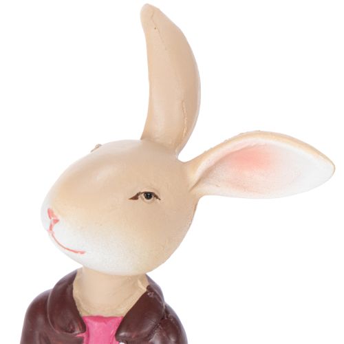 Artikel Osterhasen Figuren Set Niedliche Tischdekoration für Ostern und Frühling 9cm 4St