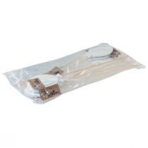 Artikel Blumenstecker Strauß Deko Kuchentopper Luftballon Weiß 28cm 8 St