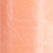 Artikel Durchgefärbte Stumpen Kerzen in Peach 85x200mm 2 St