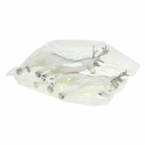 Artikel Deko Hirsch beflockt/beschneit 27,5cm 2 St