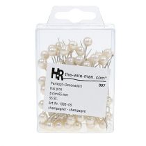 Artikel Perlkopfnadeln Champagner Ø8mm L65mm 55 St