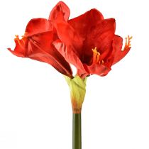 Artikel Künstliche Amaryllis in leuchtendem Rot – Elegante Blütenpracht für luxuriöse Raumdekoration, 66 cm