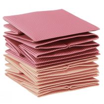 Artikel Blumenübertopf Blumentüte Pink Lachs 12cmx12cm 6 St