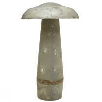 Artikel Deko Pilz Metall Herbstdeko Rost Grün Vintage 36cmx62cm