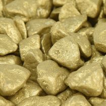 Artikel Dekosteine Tischdeko Streudeko Gelbgold 9mm–13mm 2kg