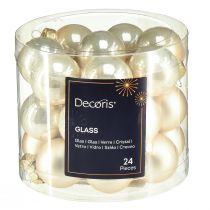 Artikel Mini Christbaumkugeln Glas Pearl Baumkugeln Ø2,5cm 22 St