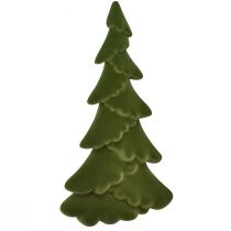 Tannenbaum Deko Weihnachtsbaum Tanne beflockt Grün 76cm