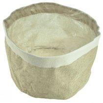Artikel Übertopf Jute Stoffkörbchen Natur Utensilo Ø26cm H21cm 3St