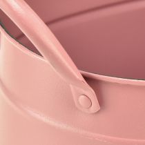 Artikel Übertopf Metall oval Pflanztopf Rosa 24/21/18cm Set à 3St