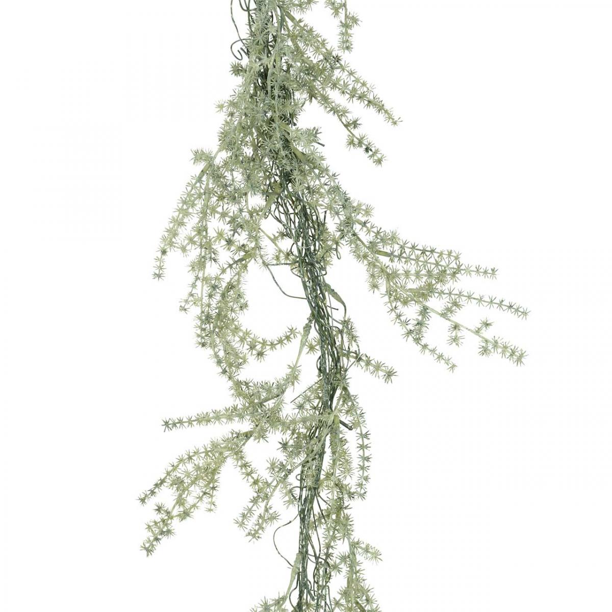 Floristik24.ch Dekohänger Grau Weiß, 170cm-00657 Asparagus-Girlande Künstliche