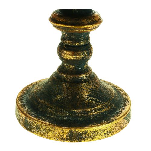 Floristik24 Dekoschale Antik Schale mit Fuß Gold Pokal Ø36cm H29,5cm