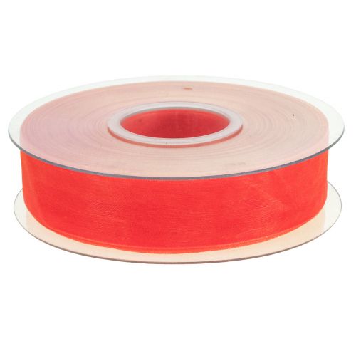 Artikel Organzaband Geschenkband Orange Band Webkante 25mm 50m