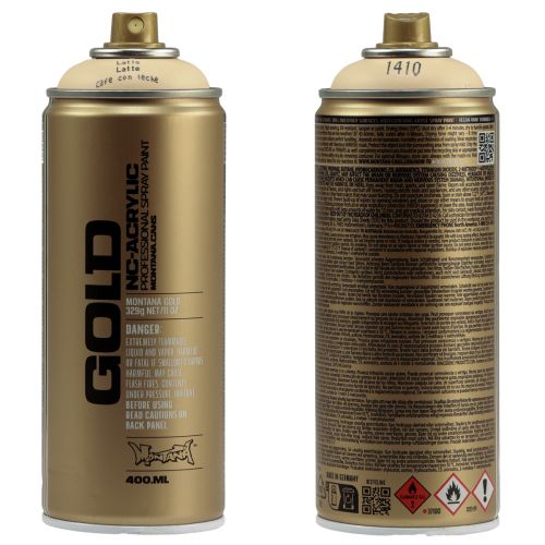 Artikel Sprühfarbe Lackspray Beige Montana Gold Latte Matt 400ml