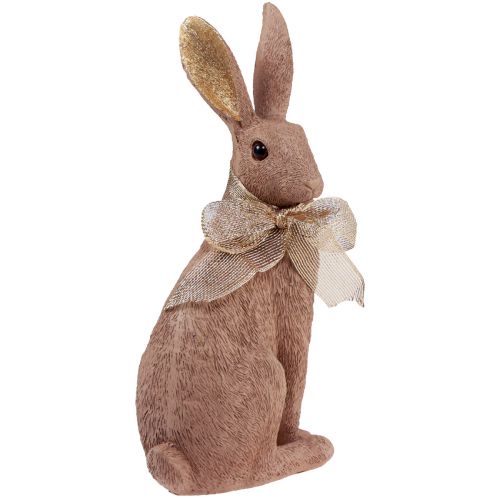 Artikel Osterhase Deko Hase mit Schleife Braun Osterdeko 25cm