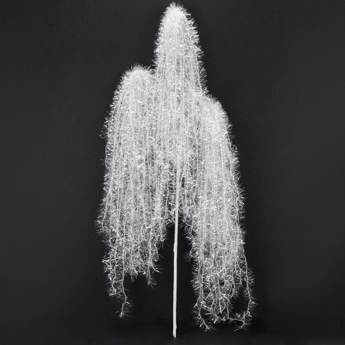 Artikel Künstlicher Winterzweig 70 cm in Weiss mit Frostoptik für Adventsdeko
