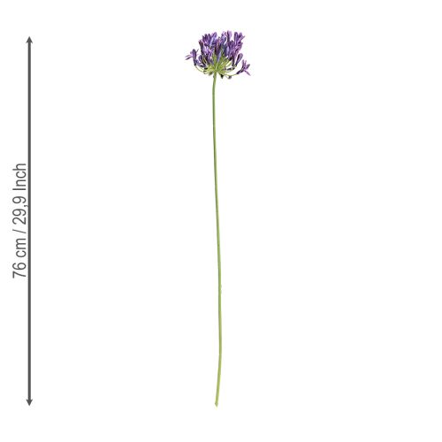 Artikel Agapanthus Kunstblumen Lila Deko Schmucklilien 75cm 2St