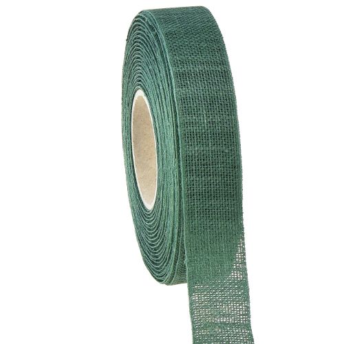 Artikel Dekoband Natur grün 25mm 20m