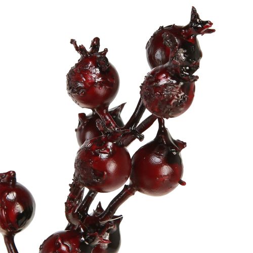 Artikel Beerenzweig Rote Beeren Dekozweige Weihnachten 39cm 2St