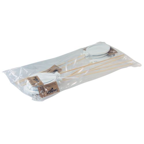 Artikel Blumenstecker Strauß Deko Kuchentopper Luftballon Weiß 28cm 8 St