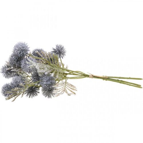 Floristik24 Kunstpflanzen Distel Blau Kugeldistel L33cm 3St