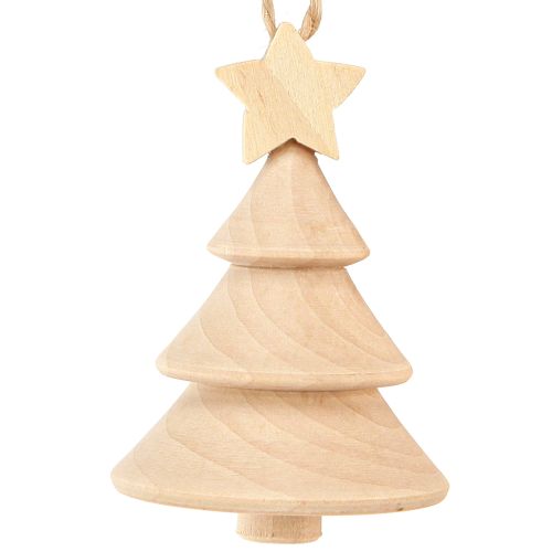 Artikel Deko Tannenbaum Holz FSC Christbaum Hänger 6 Stk