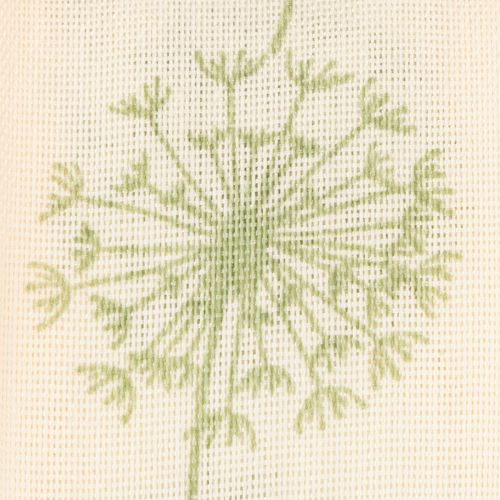 Artikel Dekoband Geschenkband Pusteblume Creme 40mm 15m