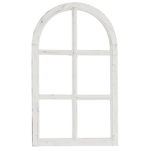 Dekofenster Shabby Chic Holz Deko Fenster Weiß 40×70cm