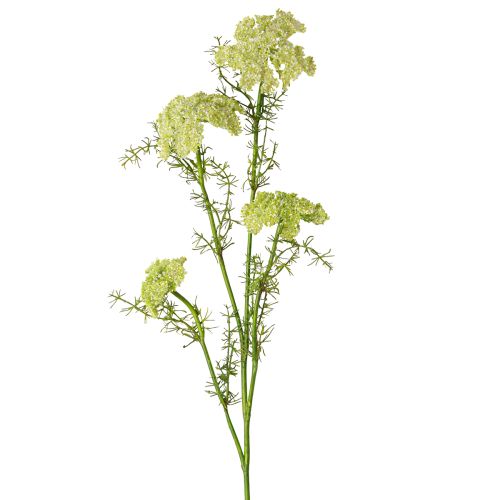 Dill Kunstpflanze mit langem Stiel Wiesenblume Grün Weiß 87cm