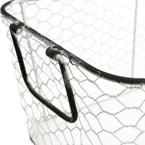 Artikel Drahtkorb, Übertopf, Pflanzgefäß L43,5/39.5/35cm 3er-Set