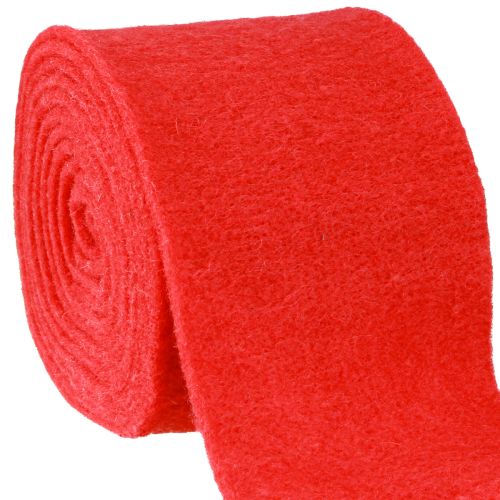 Artikel Filzband 15cm x 5m Rot