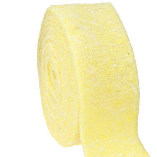 Artikel Filzband Hellgelb 7,5cm 5m
