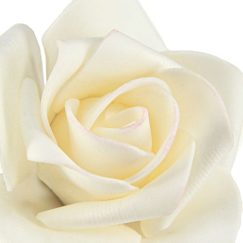 Artikel Foamrosen Schaumrosen Vanilla Künstliche Rosen Ø6cm 27 St
