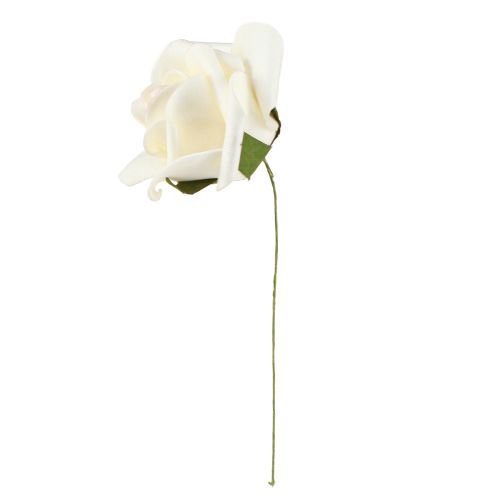 Artikel Foamrosen Schaumrosen Vanilla Künstliche Rosen Ø6cm 27 St