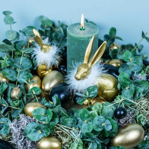 Artikel Gänseeier Golden Ausgeblasene Eier Osterdeko 12 St