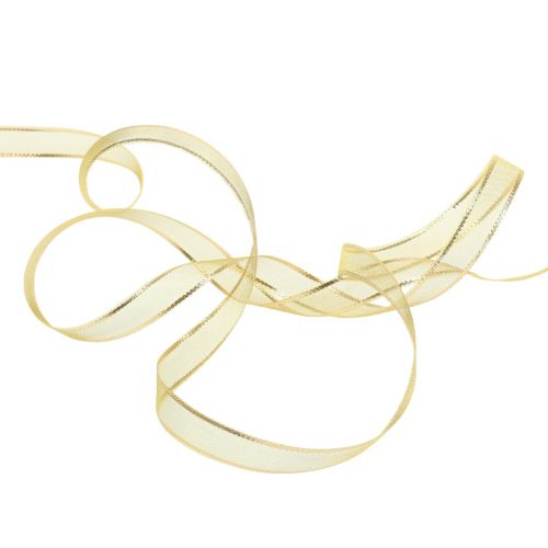 Artikel Geschenkband Gold Ringeleffekt 15mm 25m