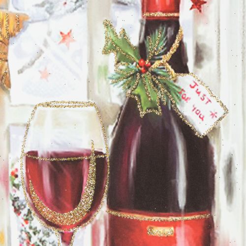 Artikel Geschenktüte Weihnachten 8cm x 18cm H24cm 2er-Set