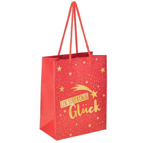 Artikel Geschenktüte Weihnachten „Ein Stückchen Glück“ 23cm 2St