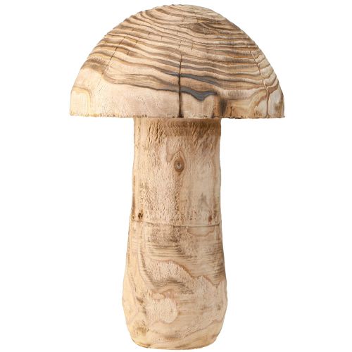 Artikel Großer Holzpilz Deko Pilz Holz Paulownia Ø21cm H33cm