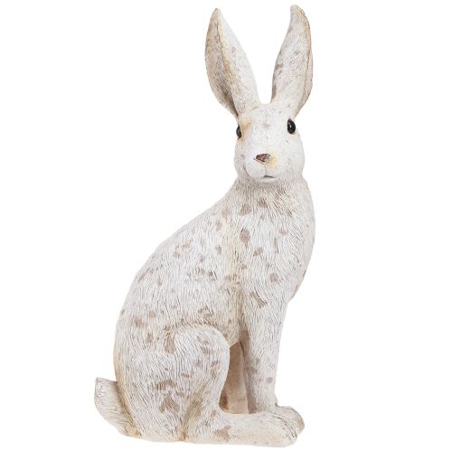 Hase Sitzender Osterhase Osterdeko Shabby Chic 16×13×35cm