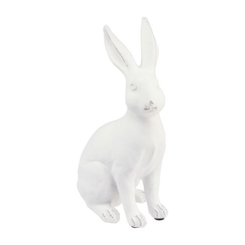 Artikel Hase sitzend Deko Hase Osterdeko Weiß Kunststein H22cm