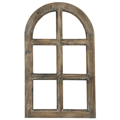 Floristik24 Holzdeko rustikal Deko Fenster Rahmen Holz Braun 29,5×48cm