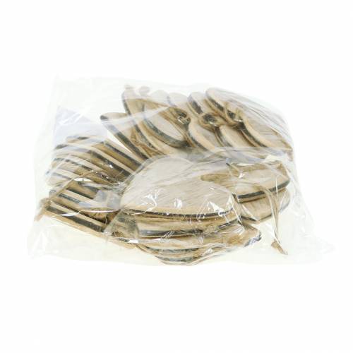 Artikel Holzherz mit Text zum Hängen 18 St