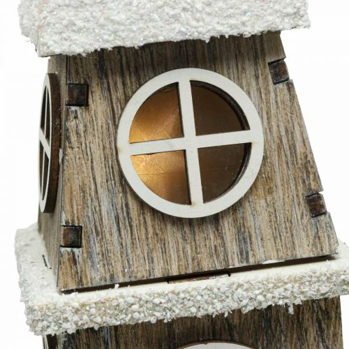 Artikel Lichthaus Turm aus Holz Kirchturm Weihnachtskirche H45cm