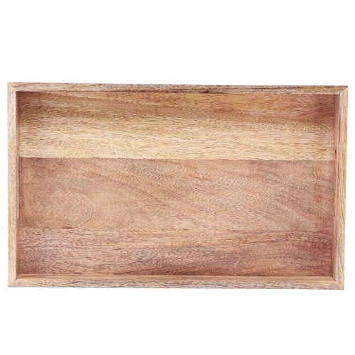 Artikel Holztablett Deko Tablett Mangoholz Natur 43x26x5cm