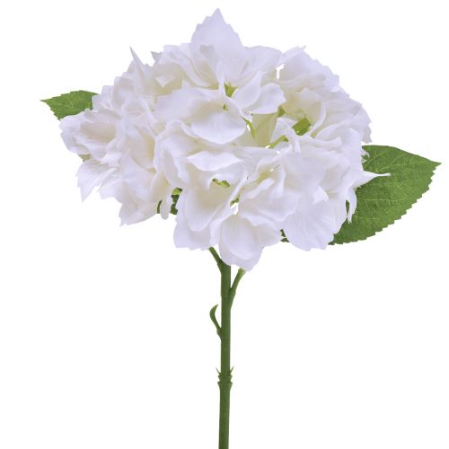 Real Floristik24.ch Kunstblumen Touch 33cm-FL0486 Weiß Künstlich Blumen Hortensien
