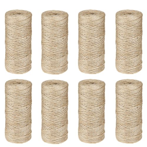 Artikel Jutegarn Natur Jute Schnur 2mm 50m je Garnrolle × 8St