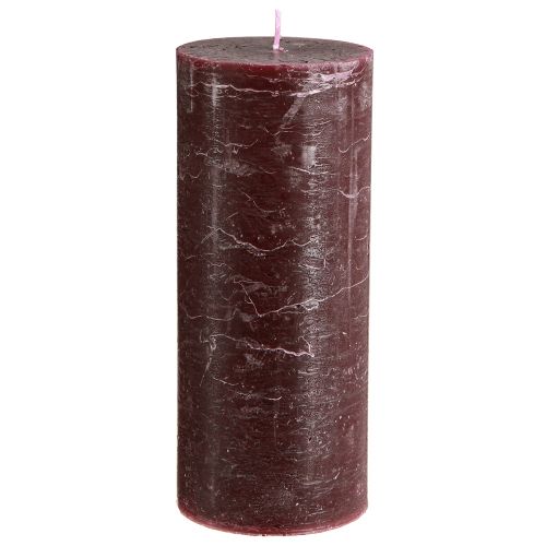 Artikel Kerzen Burgund Stumpenkerzen Durchgefärbt 85x200mm 2 St