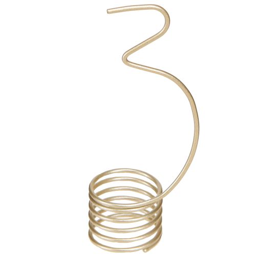 Artikel Kerzendeko Advent Zahlen 1-4 Mattgold Metall H10cm 4 St