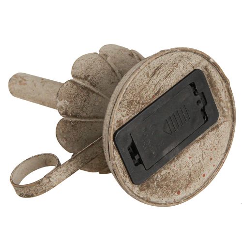 Artikel Kerzenhalter Antik mit LED Kerze Metall Warmes Licht H22cm